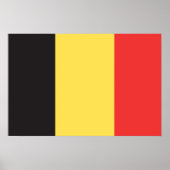 Flagge Belgiens Poster (Vorne)