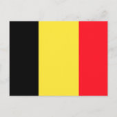Flagge Belgiens Postkarte (Vorderseite)