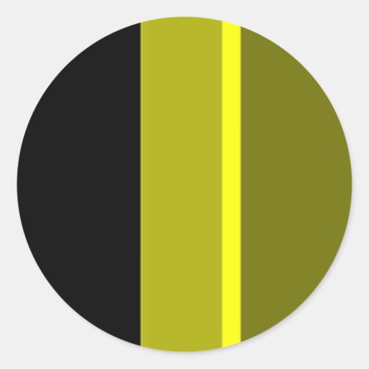 Flagge Belgiens Runder Aufkleber (Vorderseite)