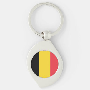 Flagge Belgiens Schlüsselanhänger