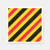 Flagge Belgiens Serviette (Vorderseite)