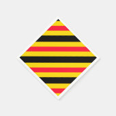 Flagge Belgiens Serviette (Ecke)