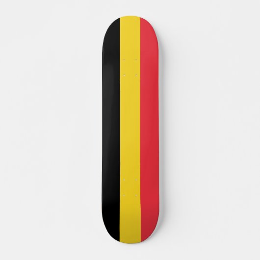 Flagge Belgiens Skateboard (Vorne)