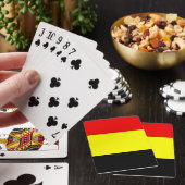 Flagge Belgiens Spielkarten (In Situ)