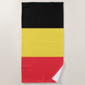 Flagge Belgiens Strandtuch (Vorderseite)
