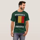 Flagge Belgiens T-Shirt (Vorne ganz)