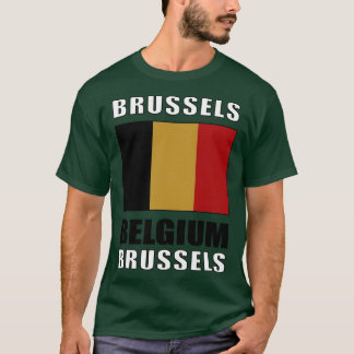 Flagge Belgiens T-Shirt