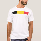 Flagge Belgiens T-Shirt (Vorderseite)
