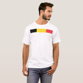 Flagge Belgiens T-Shirt (Vorne ganz)