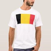 Flagge Belgiens T-Shirt (Vorderseite)