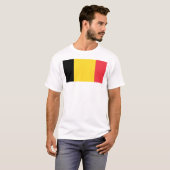 Flagge Belgiens T-Shirt (Vorne ganz)