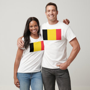 Flagge Belgiens T-Shirt