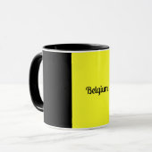 Flagge Belgiens Tasse (Vorderseite Links)