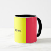 Flagge Belgiens Tasse (VorderseiteRechts)