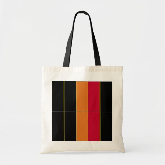 Flagge Belgiens Tragetasche (Vorne)