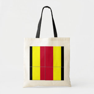 Flagge Belgiens Tragetasche