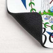 Flagge Belizes - Mousepad (Ecke)