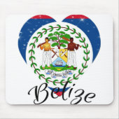 Flagge Belizes - Mousepad (Vorne)