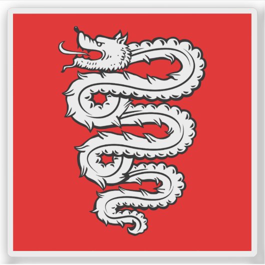 Flagge Bellinzonas, Schweiz Aufkleber (Vorderseite)