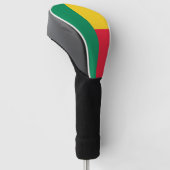 Flagge Benin Golf Head Cover Headcover (angewinkelt)