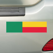 Flagge Benins (Afrika) Autoaufkleber (Auf Auto)