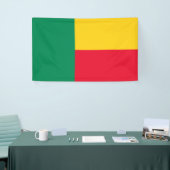 Flagge Benins (Afrika) Banner (Messeveranstaltung)