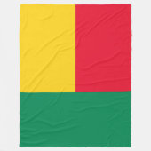 Flagge Benins (Afrika) Fleecedecke (Vorderseite)
