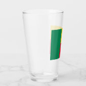Flagge Benins (Afrika) Glas (Rechts)