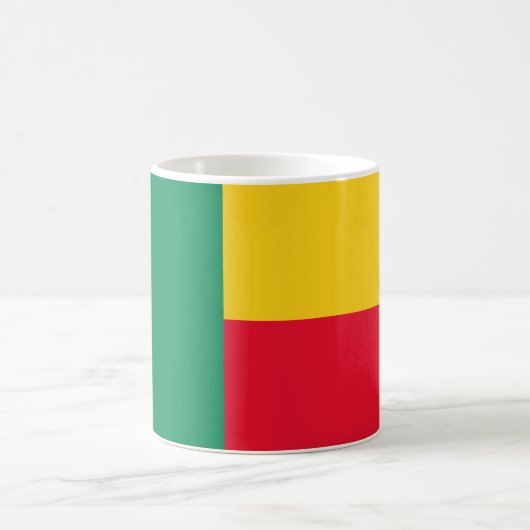 Flagge Benins (Afrika) Kaffeetasse (Mittel)
