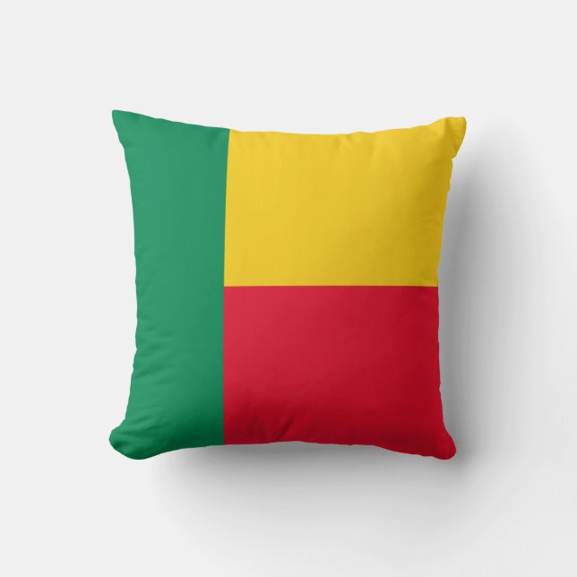 Flagge Benins (Afrika) Kissen (Vorderseite)