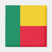 Flagge Benins (Afrika) Magnet (Vorne)