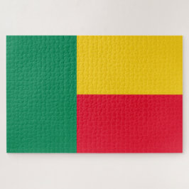Flagge Benins (Afrika) Puzzle