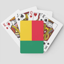 Flagge Benins (Afrika) Spielkarten