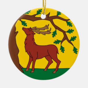 Flagge Berkshire (Vereinigtes Königreich) Keramik Ornament