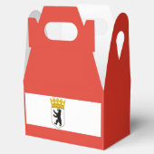 Flagge Berlin Favor Box Geschenkschachtel (Geöffnet)