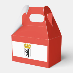 Flagge Berlin Favor Box Geschenkschachtel