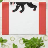 Flagge Berlin Küchentuch (Gefaltet)