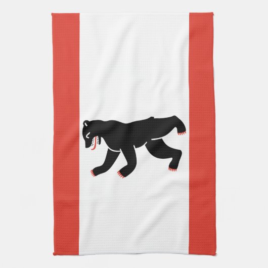 Flagge Berlin Küchentuch (Vertikal)