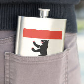 Flagge Berliner Hüftkolben Flachmann (Beispiel)