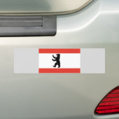 Flagge Berlins (deutsche Stadt) Autoaufkleber (Auf Auto)