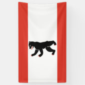 Flagge Berlins (deutsche Stadt) Banner (Vertikal)