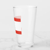 Flagge Berlins (deutsche Stadt) Glas (Links)
