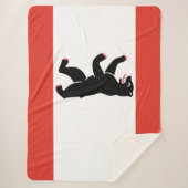 Flagge Berlins (deutsche Stadt) Sherpadecke (Vorderseite)