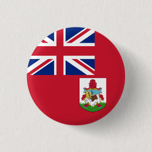 Flagge Bermudas Button