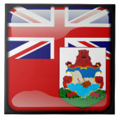 Flagge Bermudas Fliese (Vorderseite)