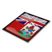 Flagge Bermudas Fliese (Seite)