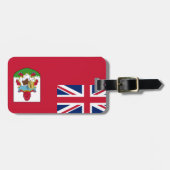 Flagge Bermudas Gepäckanhänger (Vorderseite horizontal)