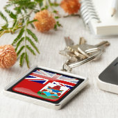 Flagge Bermudas Schlüsselanhänger (Seite)