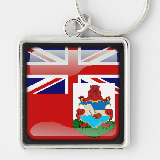 Flagge Bermudas Schlüsselanhänger (Vorne)
