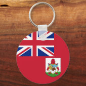 Flagge Bermudas Schlüsselanhänger (Rückseite)